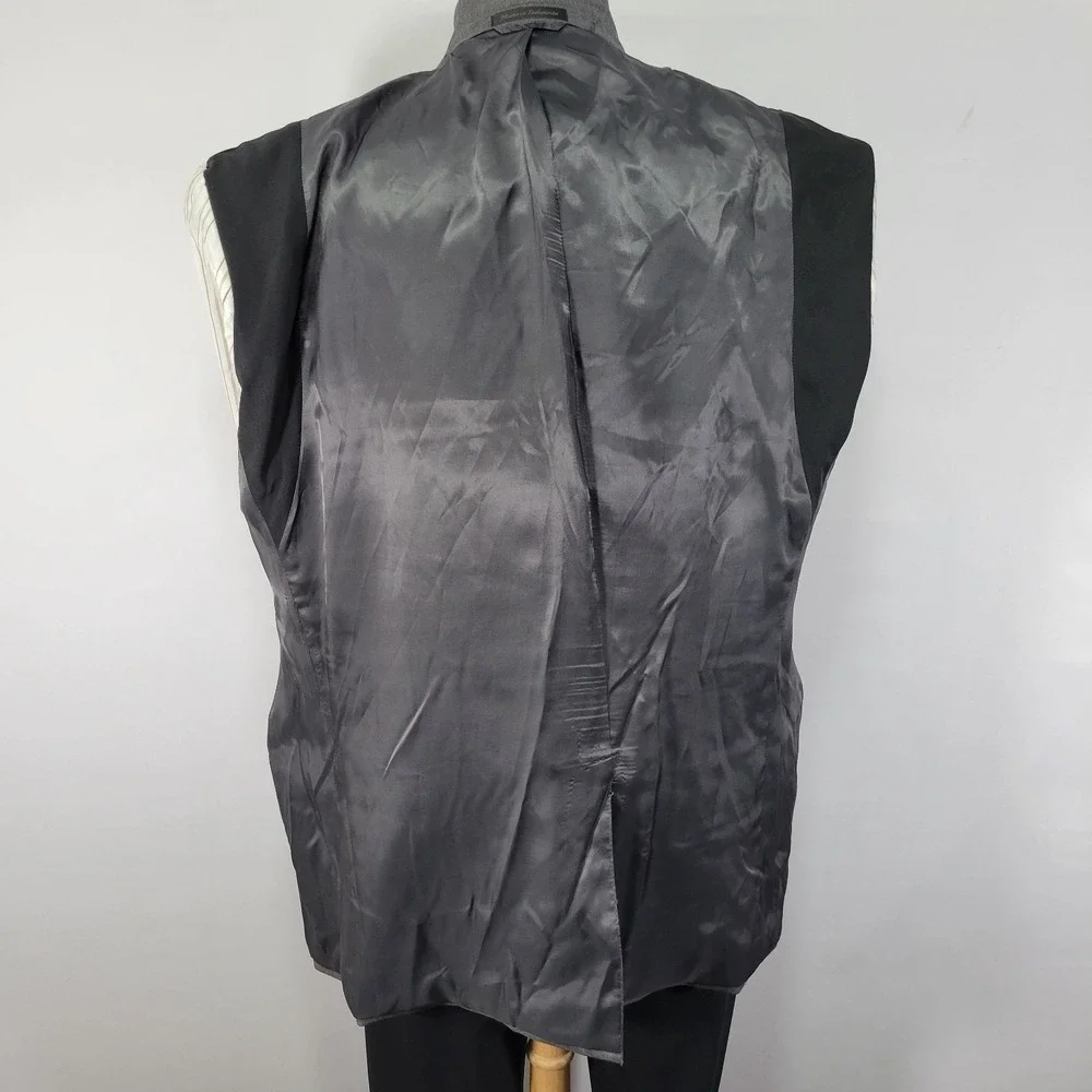 Lauren Ralph Lauren Men's Sport Coat Blazer Two Button Gray Sharkskin‎ Wool 50R